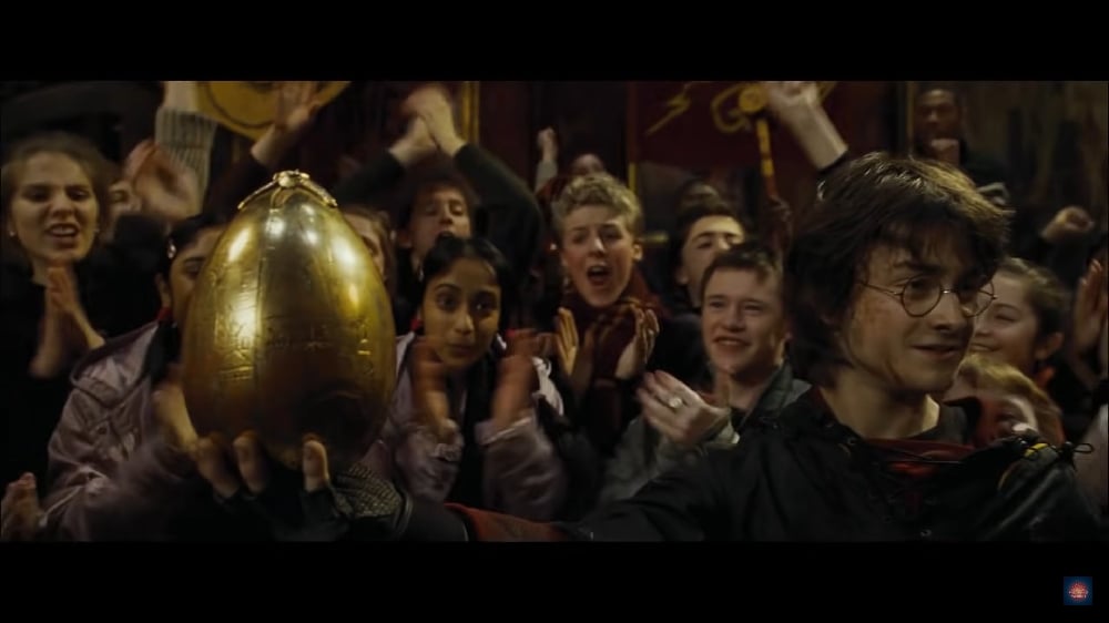 O dragão aparece em “Harry Potter e o Cálice de Fogo” (2005) no trecho em que Harry precisa recuperar um ovo dourado durante o torneio Tribruxo.