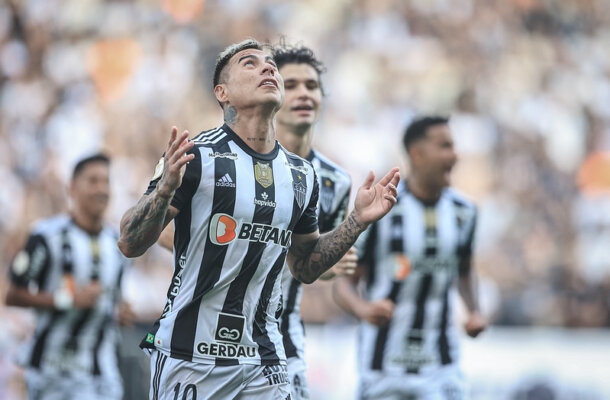 38ª rodada do Campeonato Brasileiro de 2022: Corinthians 0 x 1 Atlético-MG, na Neo Química Arena - Gol: Vargas (ATL) - Foto: Pedro Souza/Atlético-MG