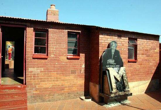 Casa de Nelson Mandela, em Soweto, onde o ativista e presidente viveu por mais de 15 anos. Foto: TripAdvisor/Reprodução