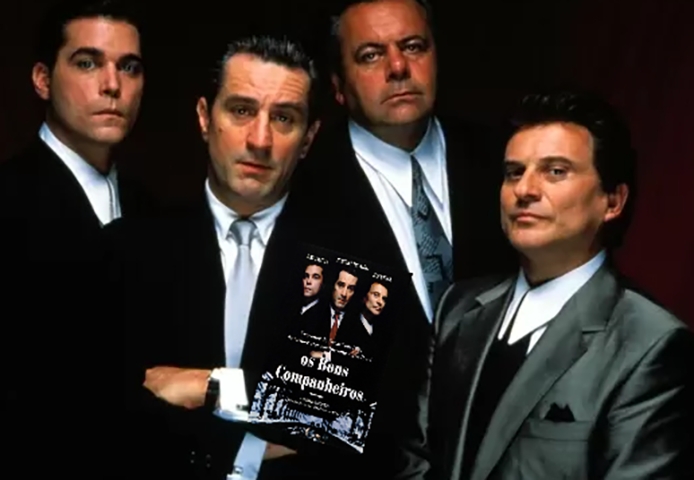 #12. “Os Bons Companheiros” (1990): É considerado por muitos a melhor obra do diretor Martin Scorsese. O filme conta a vida de um jovem que cresce em meio ao domínio da máfia e decide seguir pelo mesmo caminho.   Reprodução: Flipar