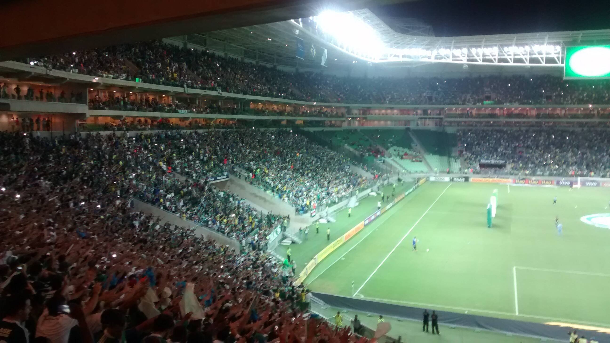 Palmeirenses lotam o Allianz Parque para o jogo contra o Sport