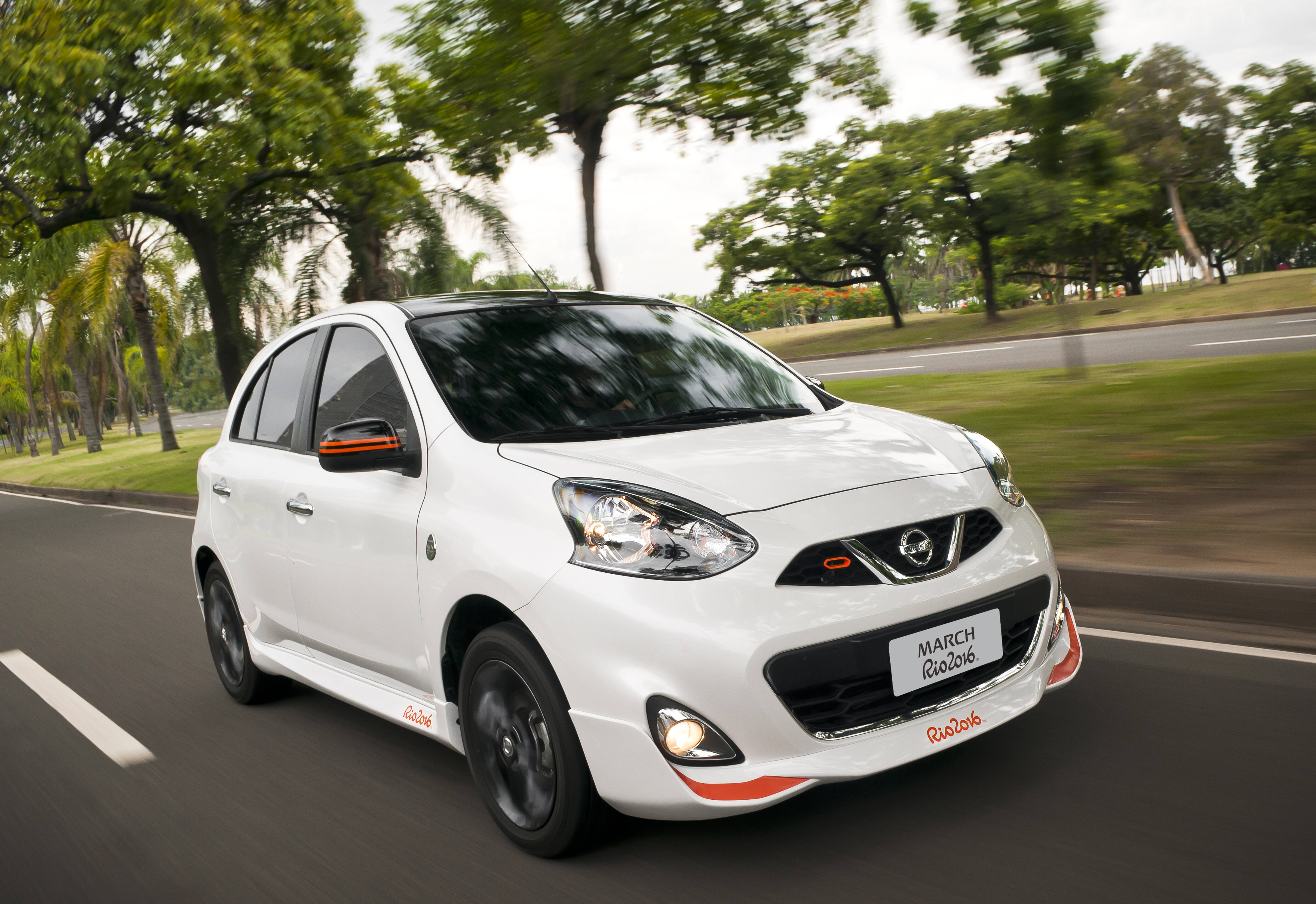 Nissan March Rio 2016. Foto: Divulgação