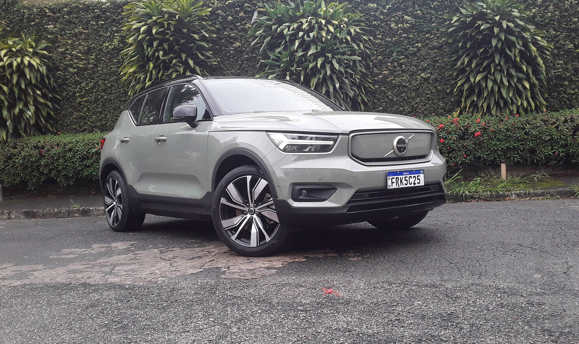 Volvo XC40 Recharge. Foto: Carlos Guimarães/iG