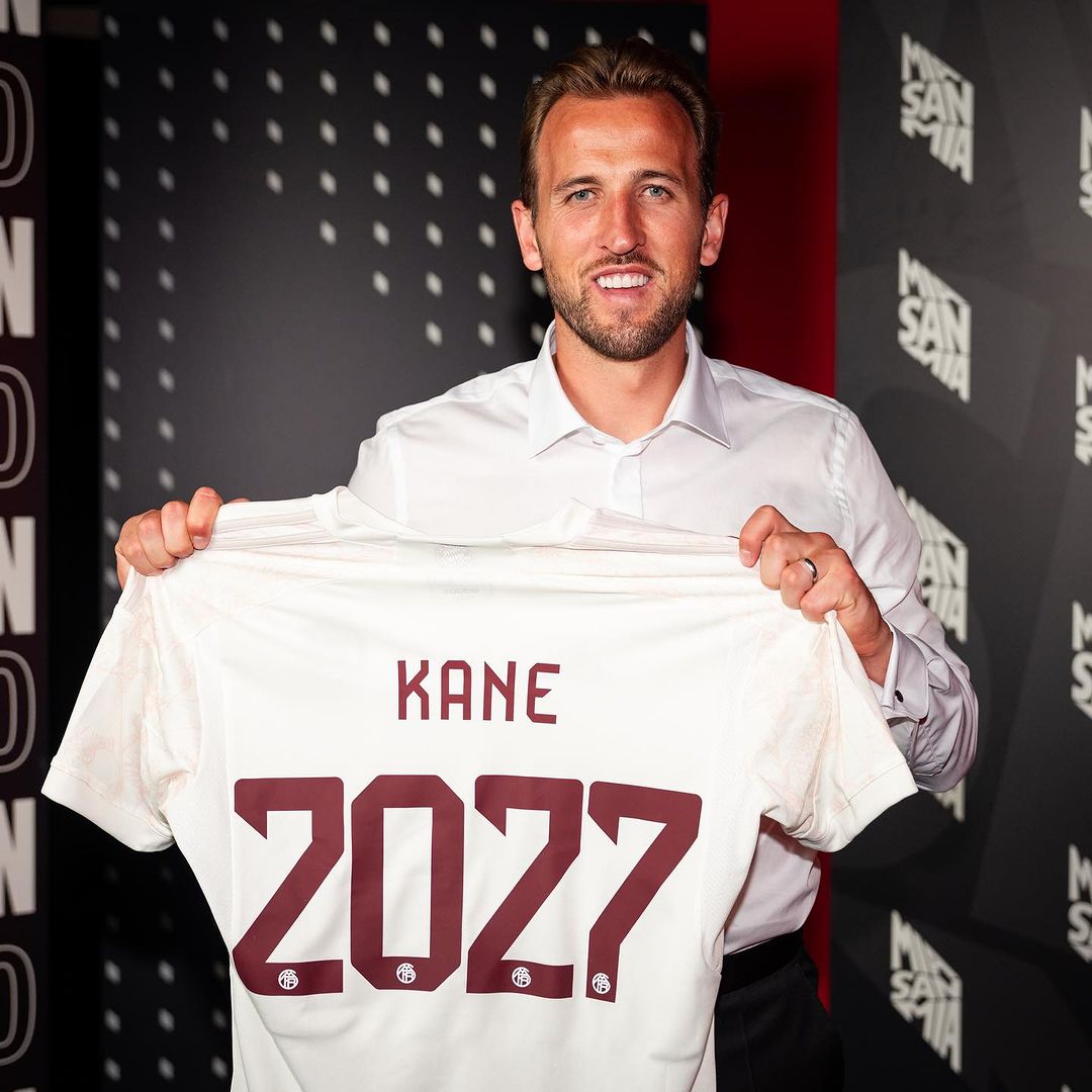 Harry Kane - Bayern de Munique Reprodução/Instagram