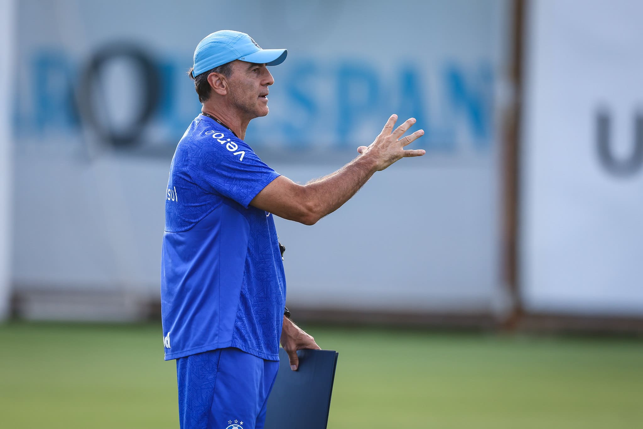 Gustavo Quinteros. Foto: LUCAS UEBEL/ GRÊMIO FBPA