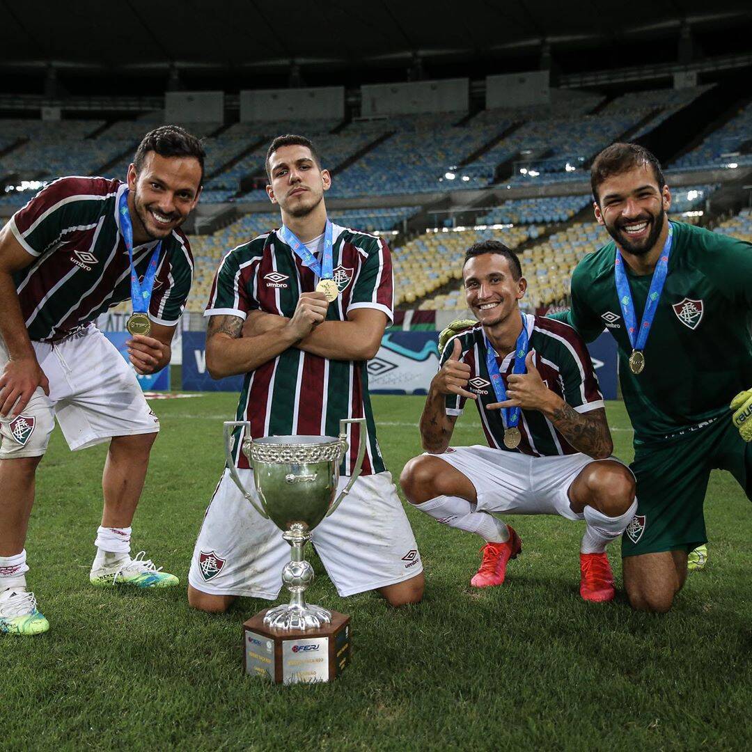 Fluminense campeão. Foto: Mailson Santana e Lucas Merçon/FFC