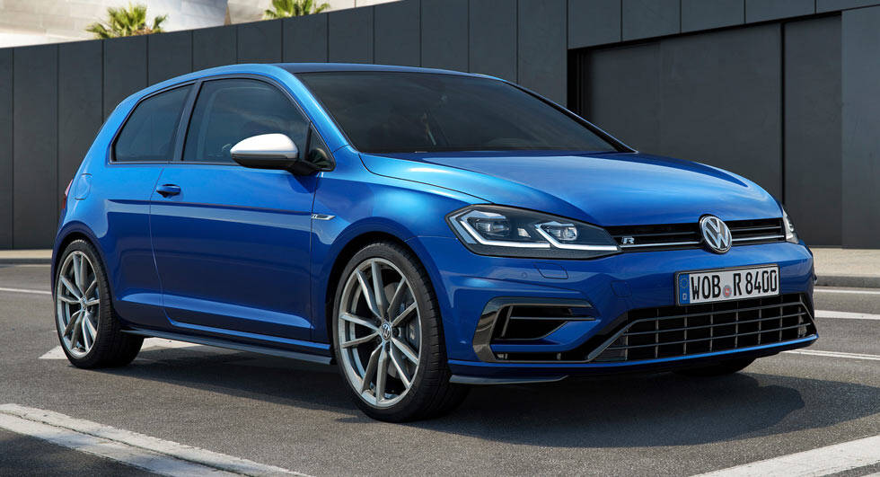 Volkswagen Golf R. Foto: Divulgação