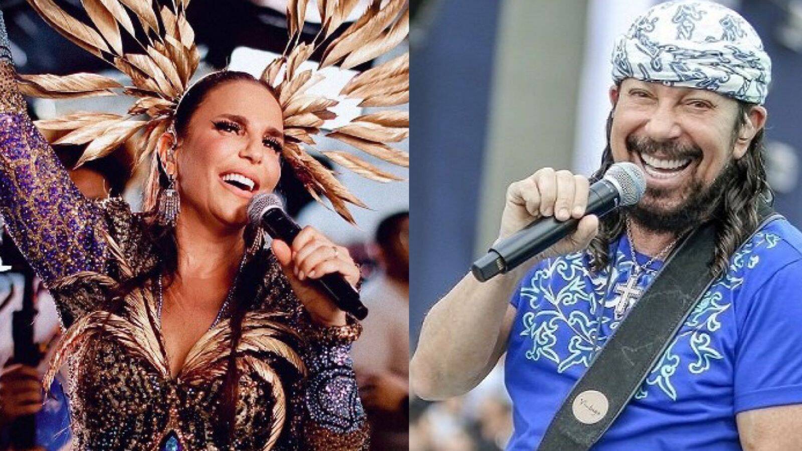 Ivete Sangalo e Bell Marques Reprodução/Instagram