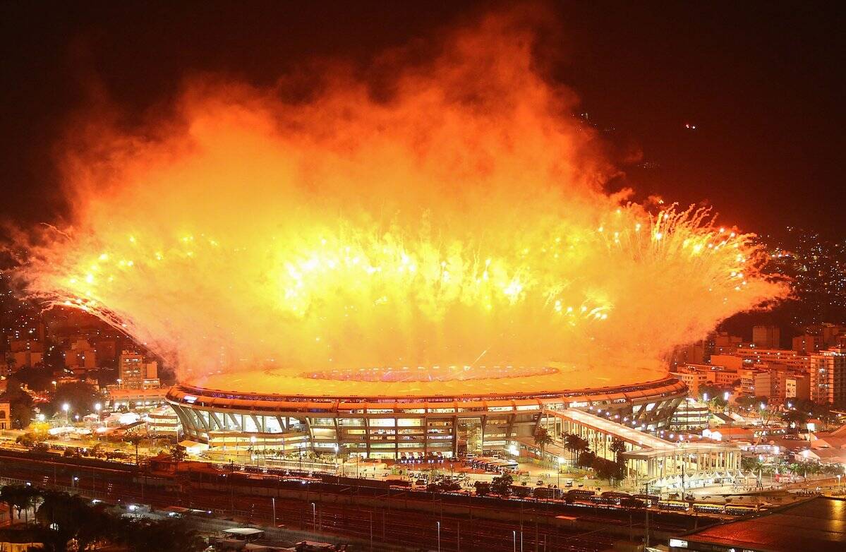 Cerimônia de encerramento do Rio 2016
. Foto: Reprodução/Twitter