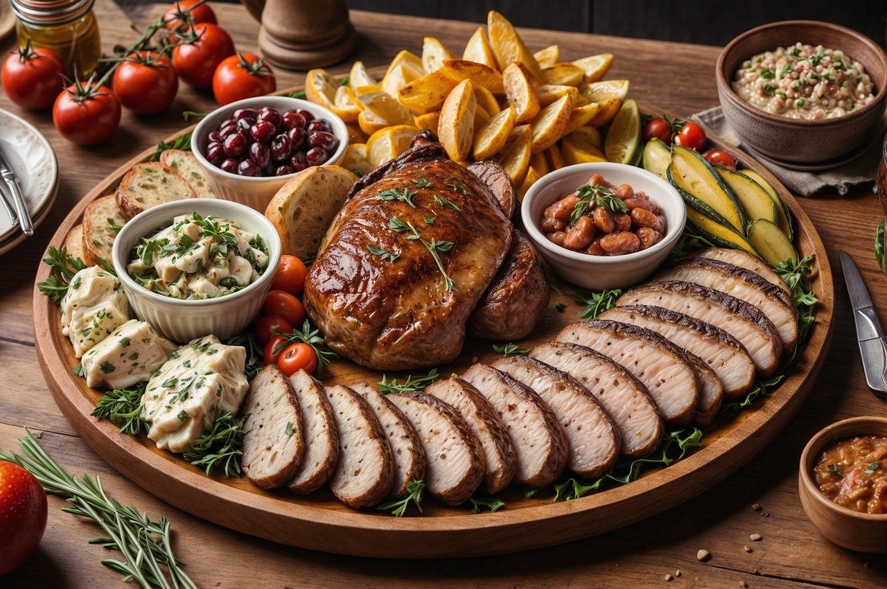  Hoje, os aperitivos são uma parte comum de muitas refeições sociais e festividades ao redor do mundo. E vários países têm tradições fortes em relação a esses pratos fartos de pequenas guloseimas para petiscar.  Reprodução: Flipar