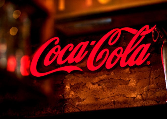 5- Coca-Cola - Empresa mundial de refrigerante  Reprodução: Flipar