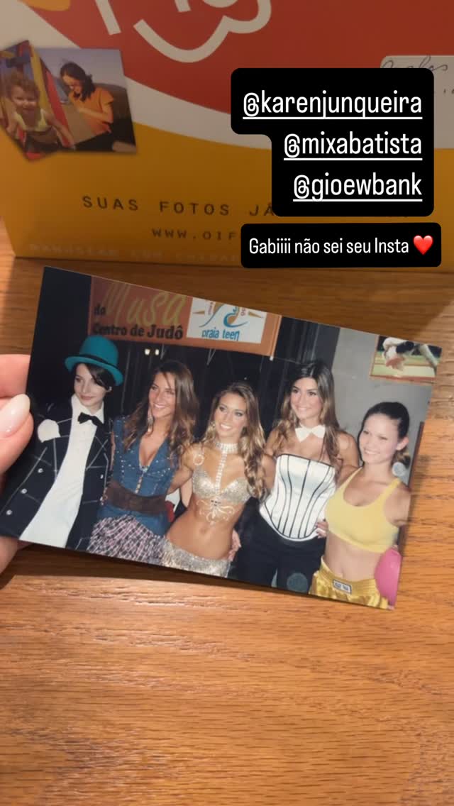 Thaila Ayala compartilha fotos antigas com famosas e relembra amizades. Foto: Instagram