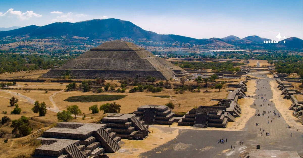 Ruínas Teotihuacan, no México. Foto: Unitur