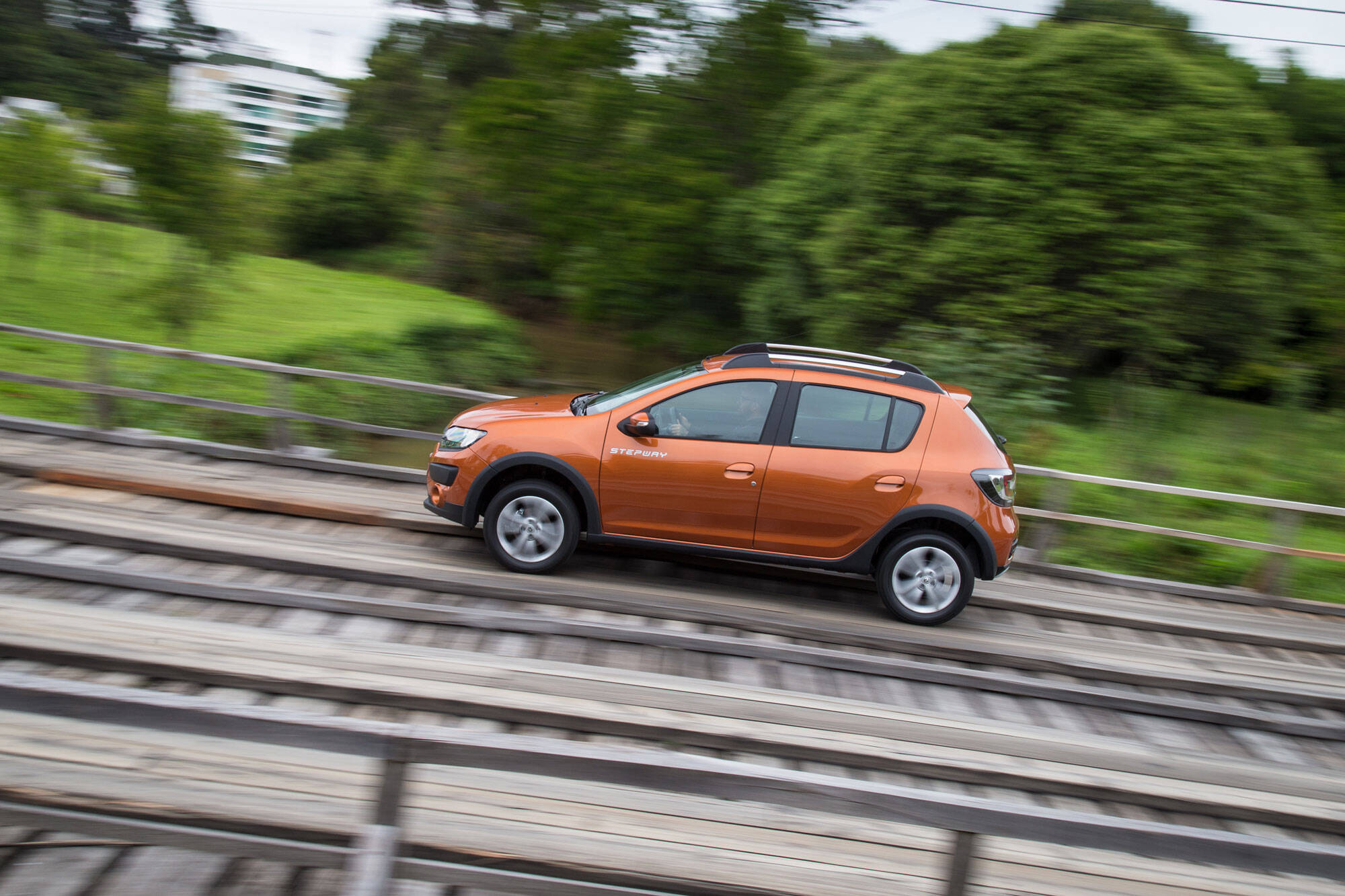 Renault Sandero Stepway 1.6 SCe. Foto: divulgação/Renault