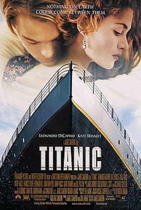 3º lugar - Titanic - Direção: James Cameron - Ano do Oscar: 1998 - 11 Oscars em 14 indicações. Reprodução: Flipar