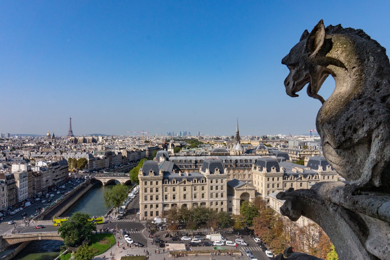 Catedral de Notre-Dame: apesar dos danos causados pelo incêndio de 2019, a catedral continua sendo um símbolo de Paris e vale a pena ser vista, mesmo que apenas do lado de fora.  Piotrek Wilk/Pexels