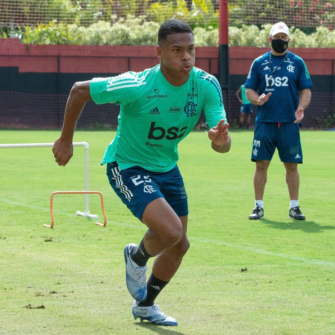 Jogador do Flamengo. Foto: Instagram