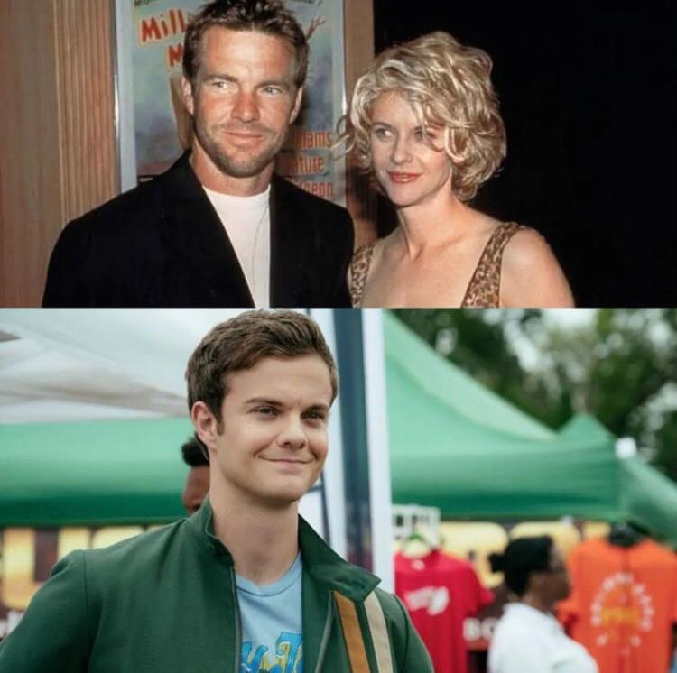 Depois de atuarem juntos em dois filmes, os atores tiveram um relacionamento e foram casados por 10 anos, de 1991 a 2001. Tiveram um filho juntos, Jack. Reprodução: Flipar