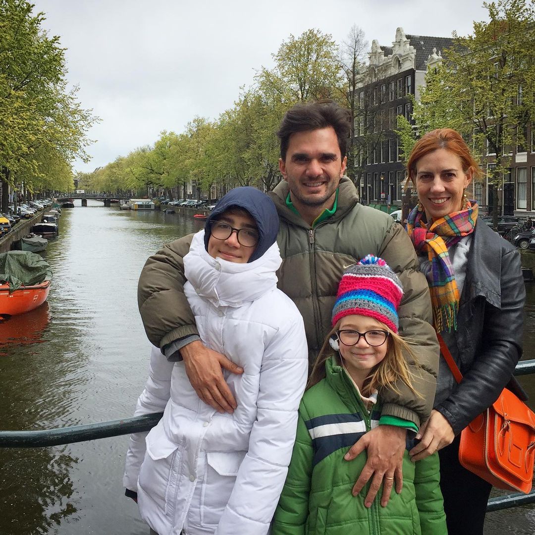 Patrícia Papp em suas viagens com a família (Arquivo Pessoal)