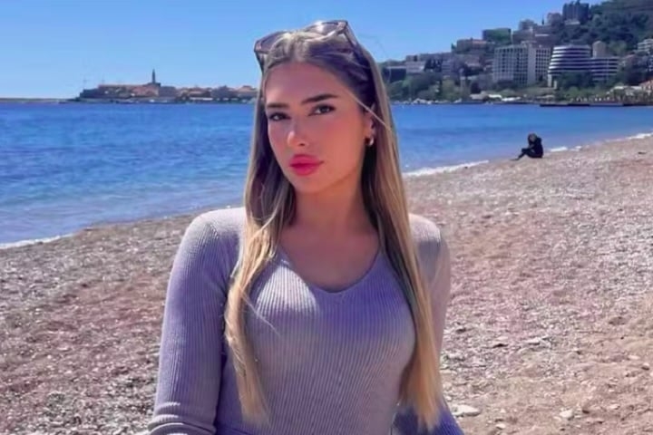 Natural de Novi Sad, Tijana foi sepultada no dia 2/6/25. As investigações indicam que um ataque de pânico pode ter causado a tragédia.  Reprodução: Flipar