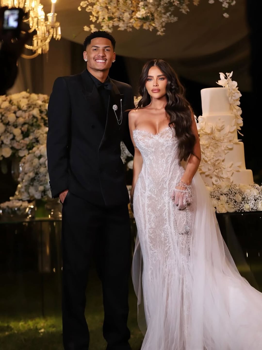 Ângelo Gabriel se casa com Bianca Anchieta em cerimônia discreta. Foto: Instagram/Leandro Muller