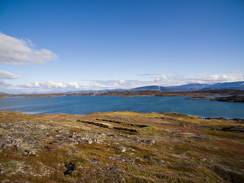 Imagem aérea de Nipisat, Groelândia - Foto de Alan Tuxen. Foto: Divulgação Greenland Travel - Foto de Allan Tuxen