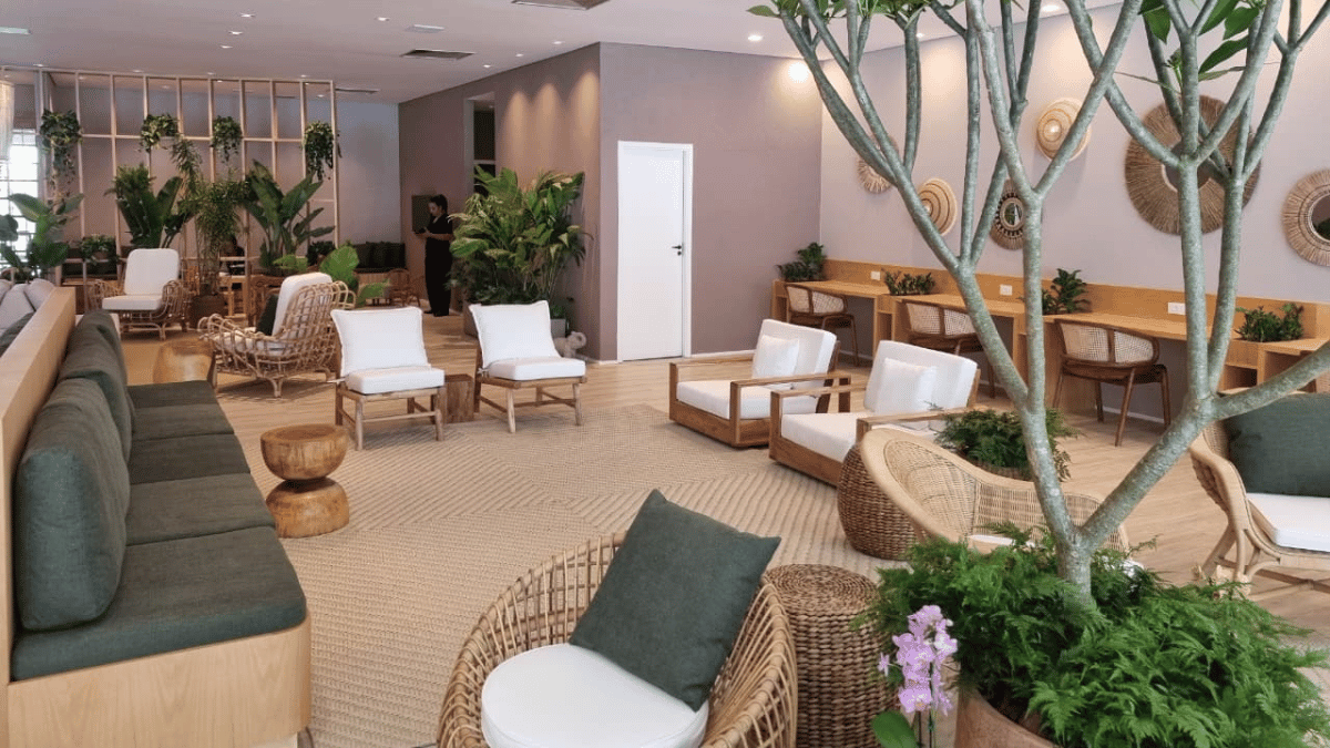 Sala VIP do terminal de Concais no Porto de Santos (SP). Foto: Divulgação - Krooze