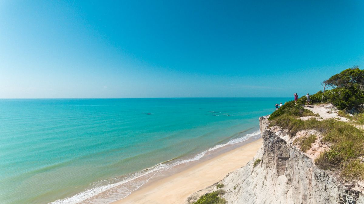 Falésia Areia Branca - Prado BA. Foto: Divulgação - Mtur