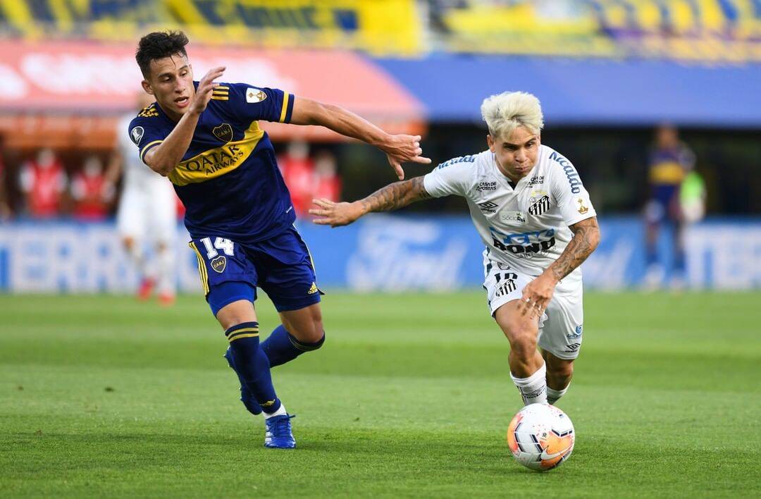 Boca Juniors x Santos. Foto: Reprodução / Instagram Conmebol