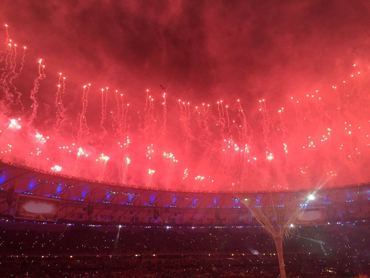 Cerimônia de encerramento do Rio 2016
. Foto: Reprodução/Twitter