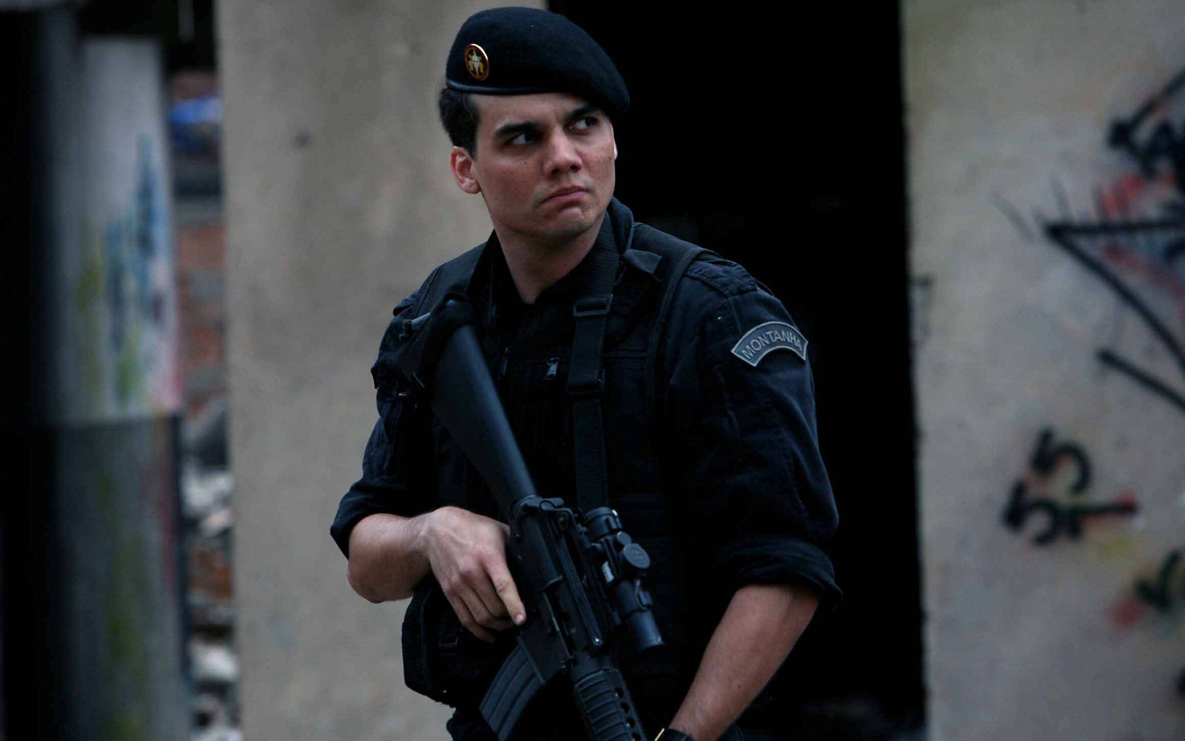 Wagner Moura como Capitão Nascimento em 'Tropa de Elite' (2007). Foto: Divulgação