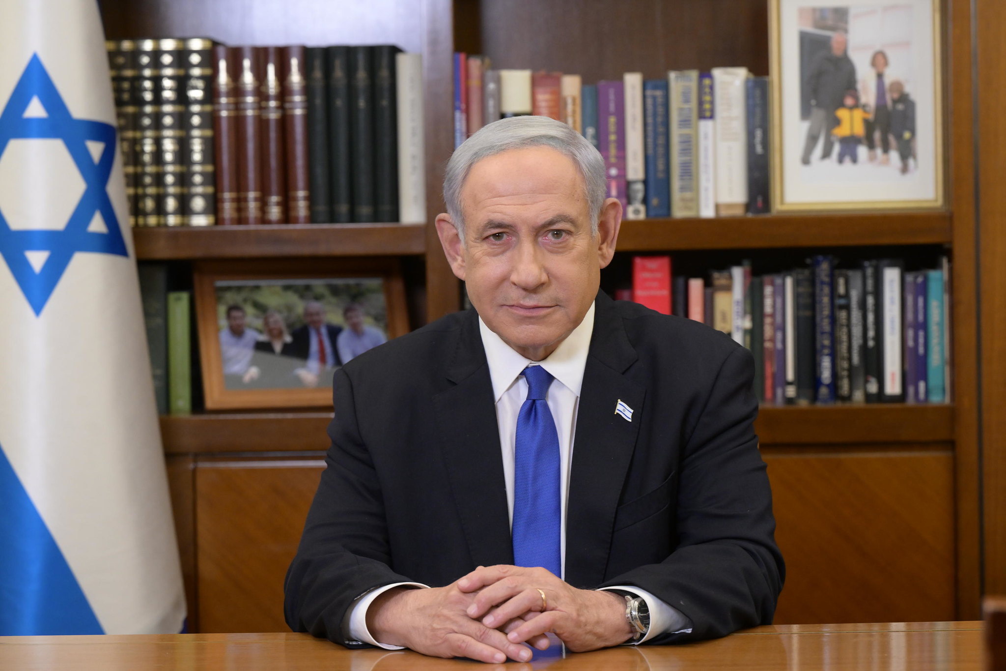 Primeiro-ministro israelense Benjamin Netanyahu Amos Ben Gershom LLC - 25.07.2023