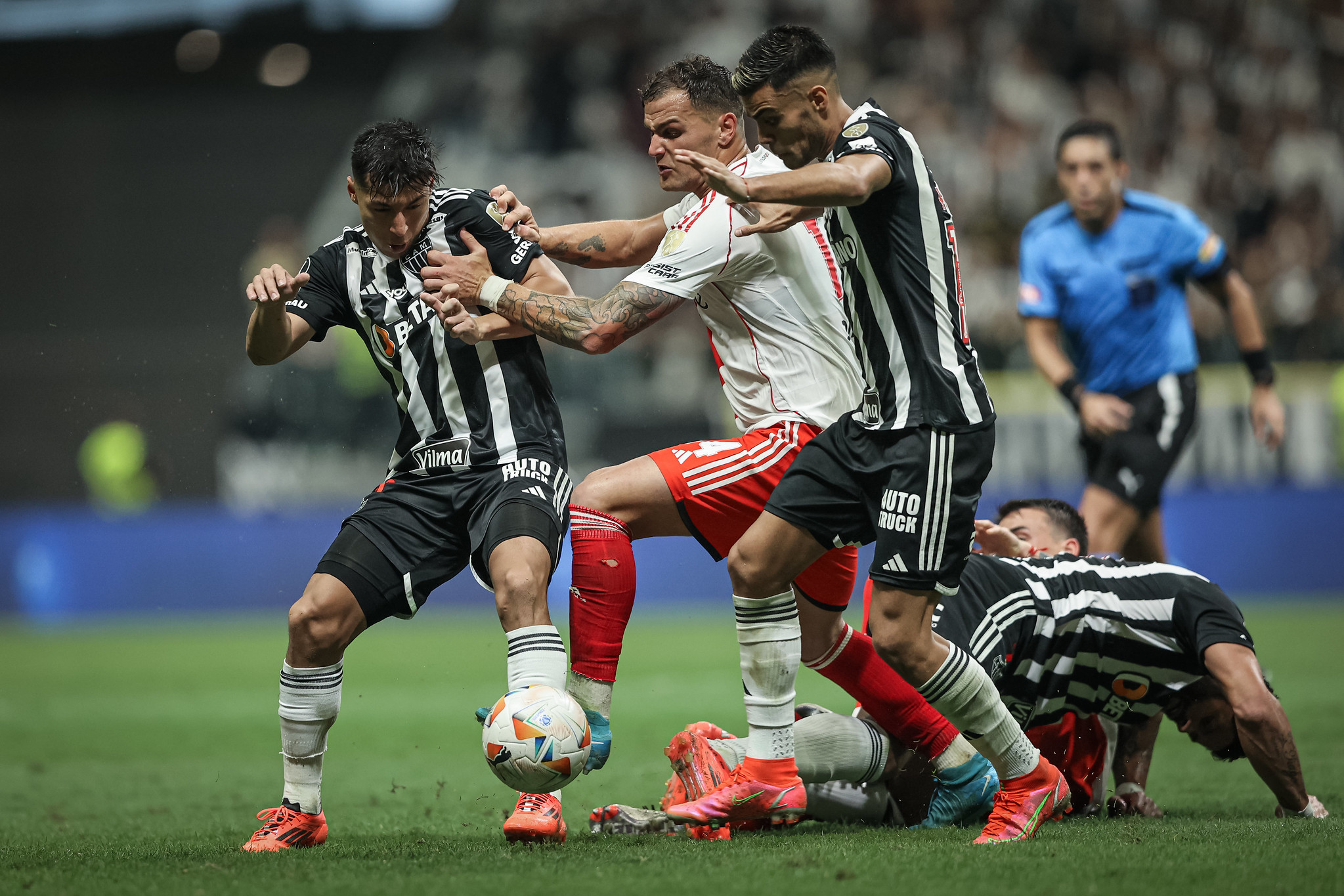 Atlético-MG x River Plate (Foto: Pedro Souza / Atlético)