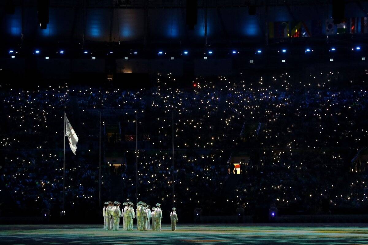 Cerimônia de encerramento do Rio 2016. Foto: Reprodução/Twitter