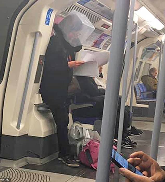 Medo da epidemia faz pessoas inventarem formas inusitadas de prevenção. Foto: Reprodução/Twitter