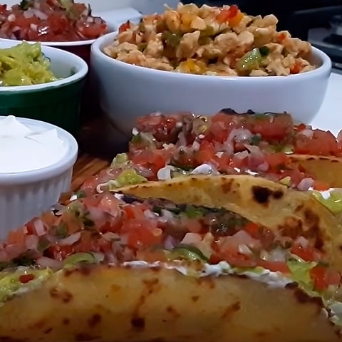 Taco de carne Reprodução: Flipar