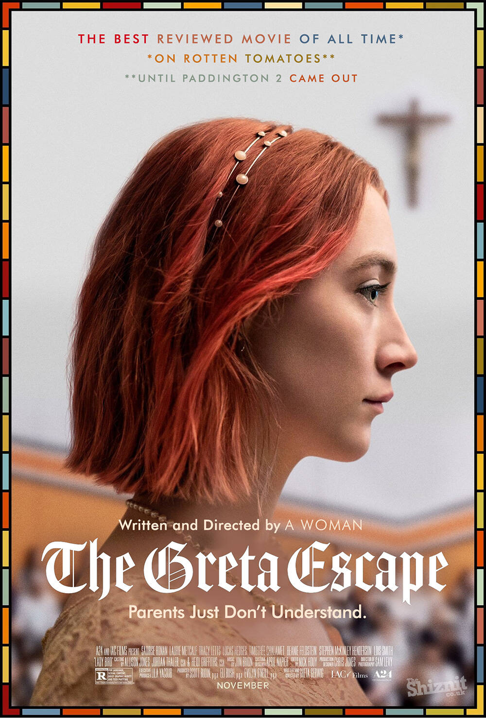 "Greta escapa" - "Filme escrito e dirigido por UMA MULHER". Foto: Divulgação