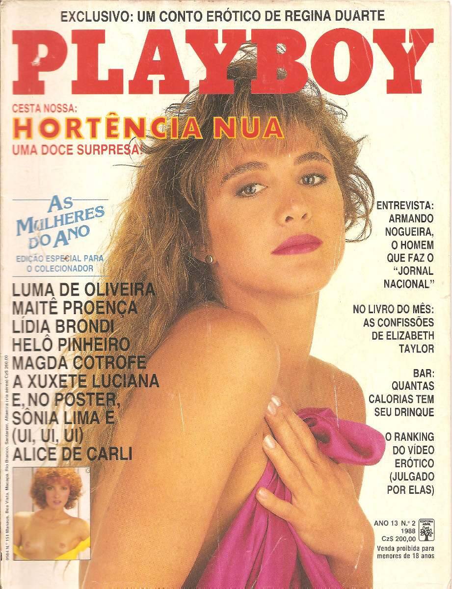 Capa da Playboy - Hortência, estrela do basquete brasileiro. Foto: Divulgação / Revista Playboy