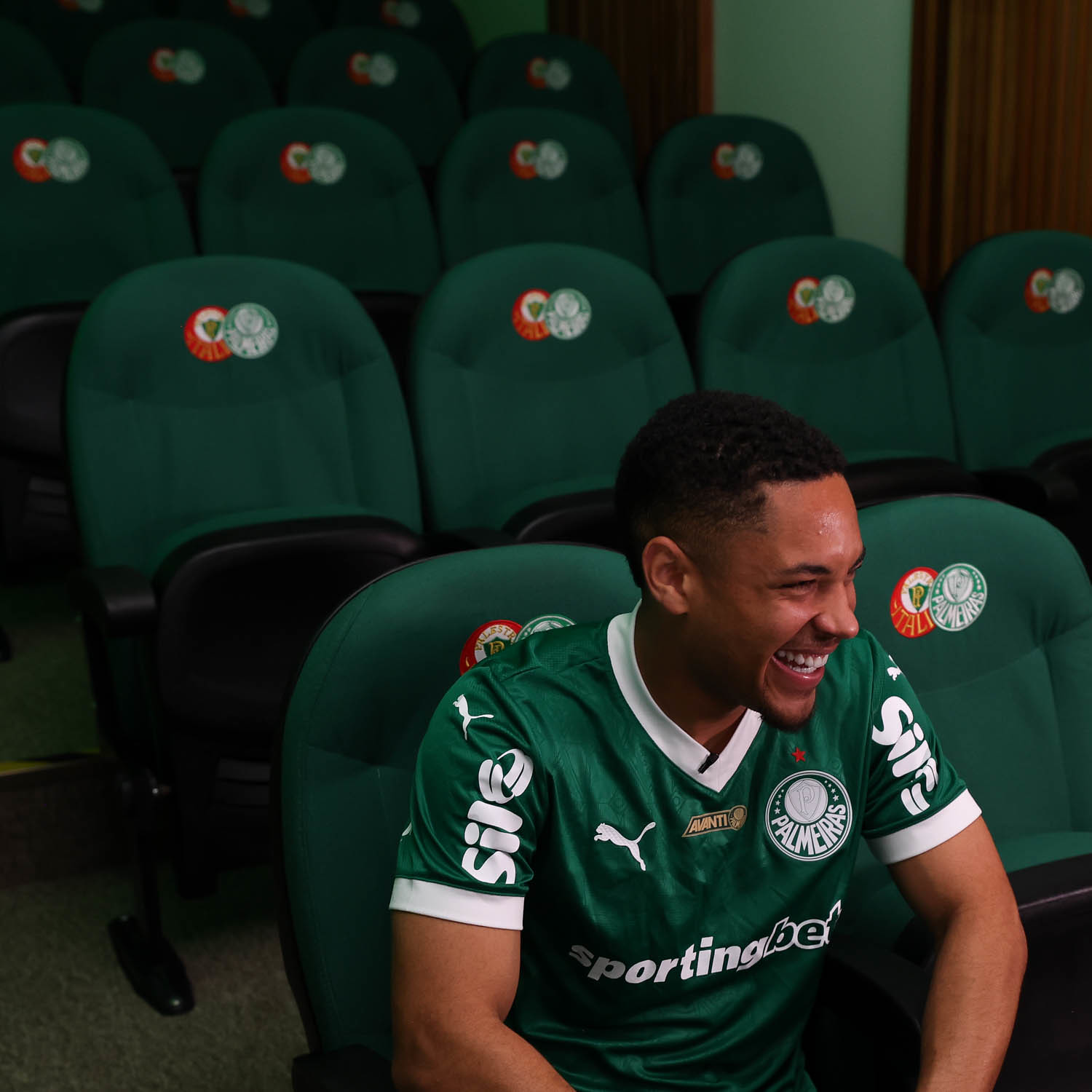 Vitor Roque. Foto: Cesar Greco/Palmeiras