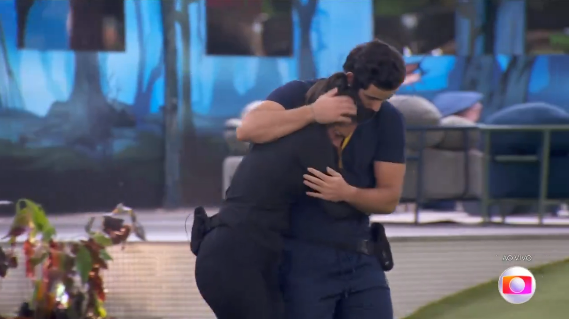 Matteus consolou Alane após eliminação de Beatriz do 'BBB 24' Reprodução/Globo - 12.04.2024 