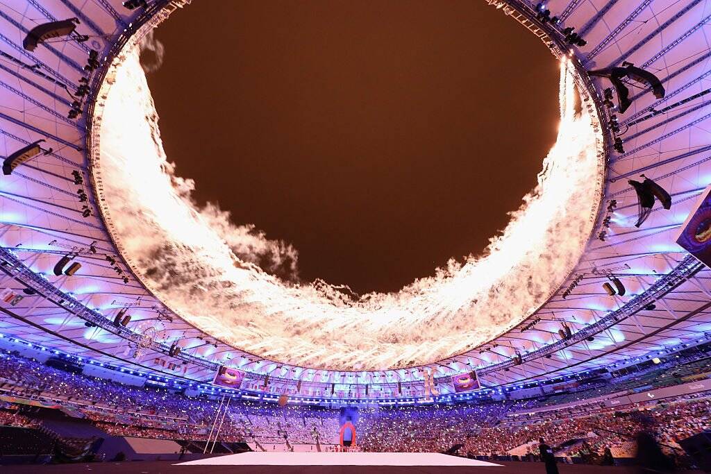 Cerimônia de abertura dos Jogos Paralímpicos. Foto: Reprodução/Twitter