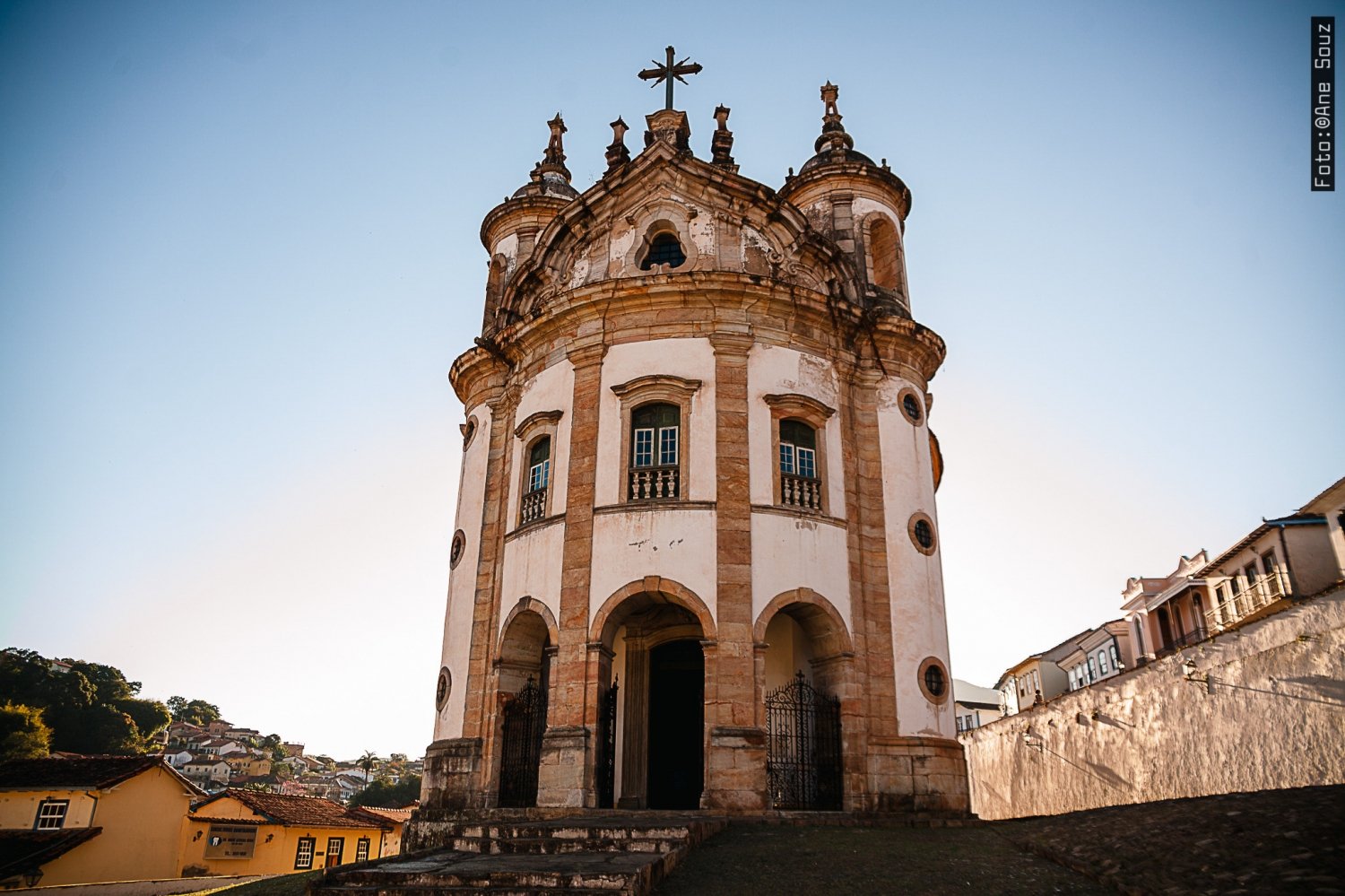 Igreja Nossa Senhora do Rosário, em Ouro Preto. Foto: Ane Souza/Turismo Ouro Preto