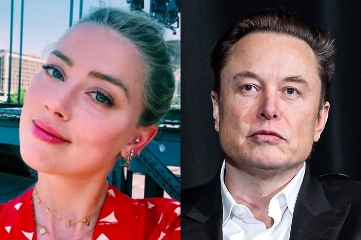 Uma teoria que surgiu nas redes sociais conectando os filhos da atriz Amber Heard ao bilionário Elon Musk tem dado o que falar.  Reprodução: Flipar