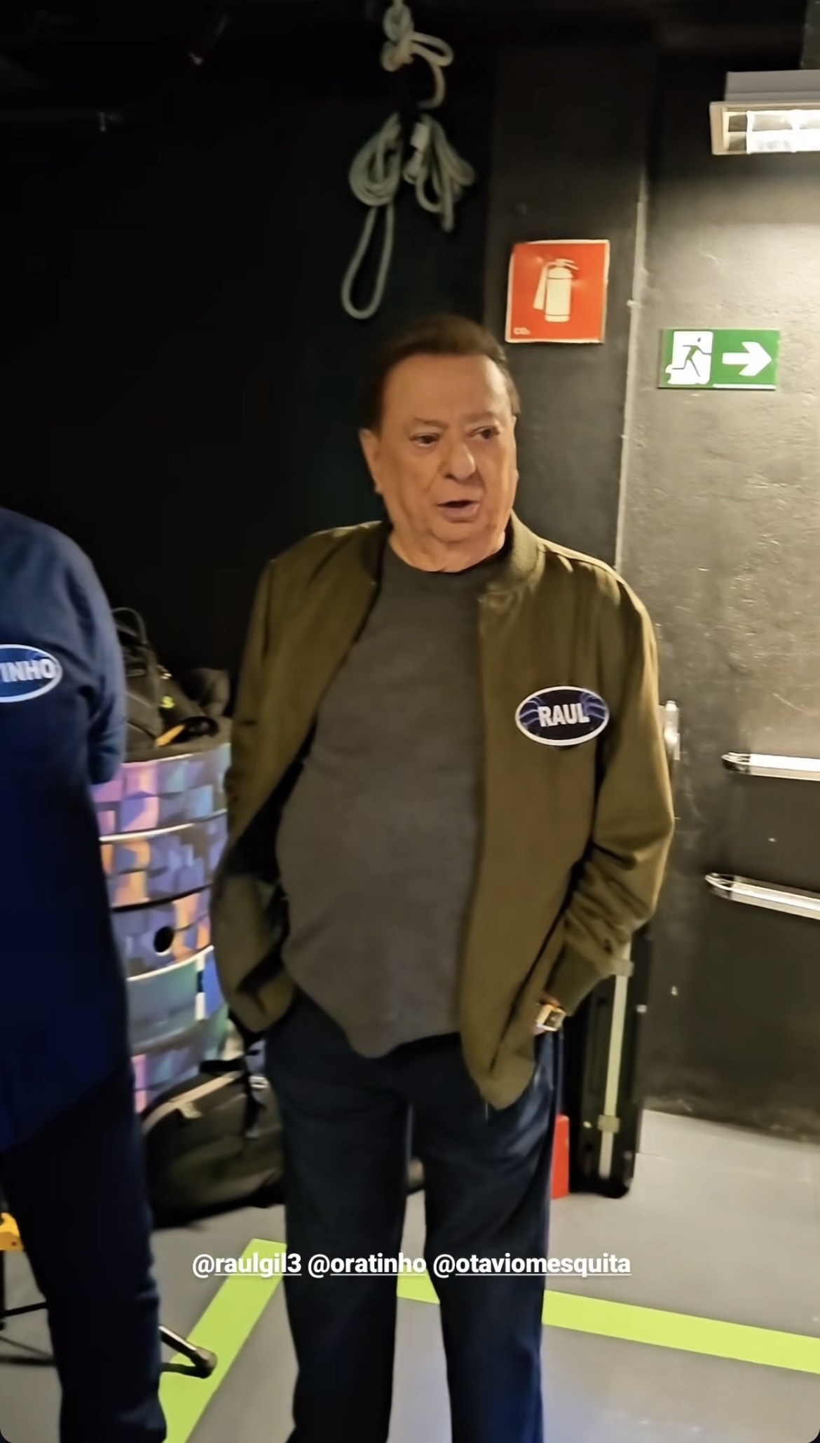 Raul Gil no Programa Silvio Santos Reprodução/Instagram