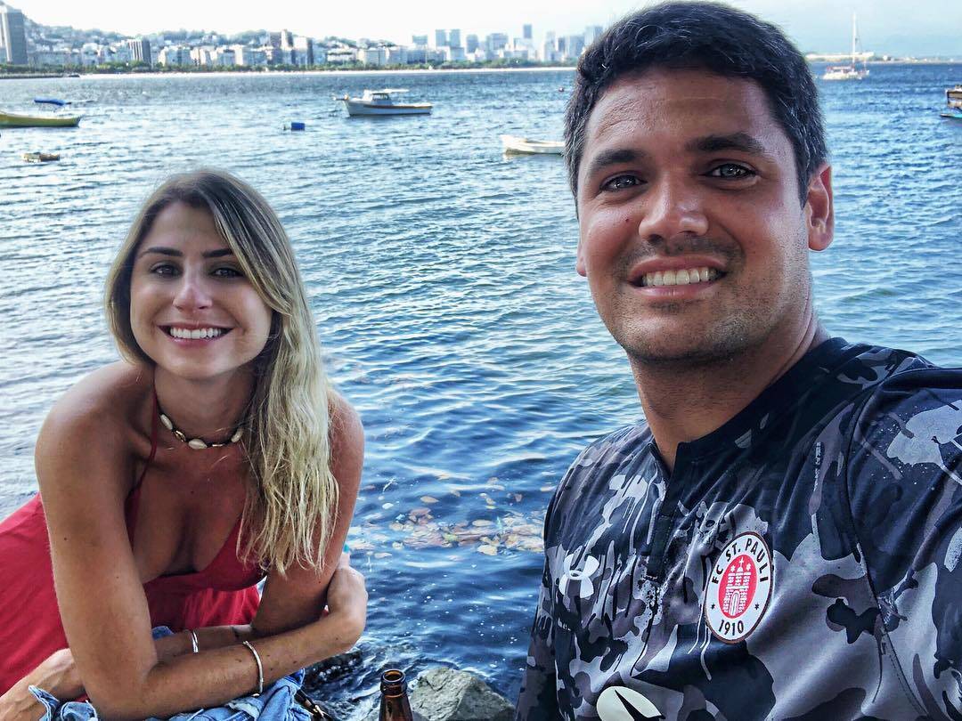 Marcelo Courrege e Renata Heilborn Reprodução/Instagram