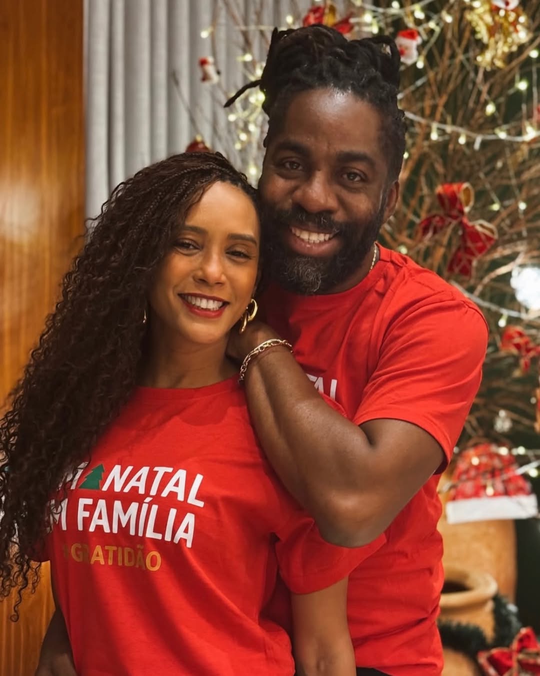 Taís Araujo e Lázaro Ramos. Foto: Reprodução/ Instagram