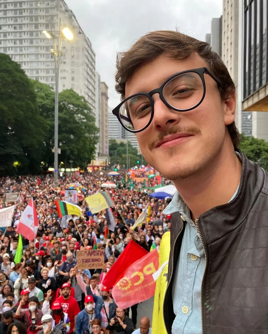 O deputado estadual eleito pelo PSOL em São Paulo, Guilherme Cortez.. Foto: Reprodução/Instagram 18.01.2023