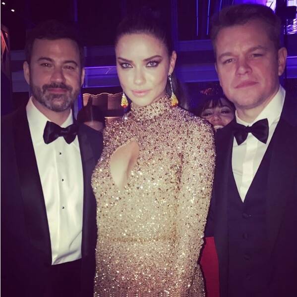 Celebridades nos bastidores do Oscar 2017. Foto: Reprodução/Instagram