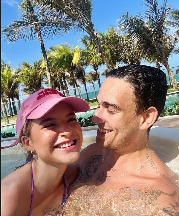 Sophia Valverde e Rafa Almeida em resort no Ceará Reprodução/Instagram - 8.2.2024