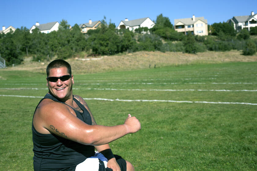 Na Marinha, Michael Wishnia teve sua perna perna direita comprometida e para ele o atletismo paralímpico salvou sua vida. Foto: Reprodução
